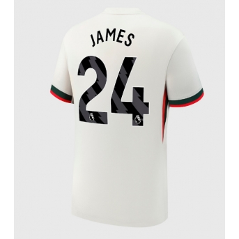 Billige Fotballdrakt Chelsea Reece James #24 Replika Bortedrakt 2025-26 Kortermet